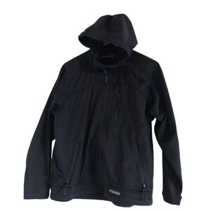 Misty mountain Black zip-up sweater women's size XL